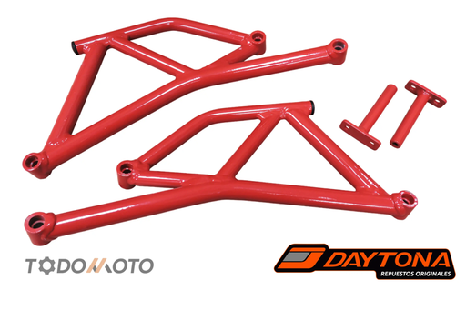 [CB250-412.] PROTEC. CHASIS METALICO ROJO TEKKEN EVO.