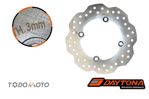 [CB250CRF-047] DISCO FRENO POST. CROSSFIRE/XTREEM/THUNDER F16/DK HORNET/IGM WIND250/Z1 V8200