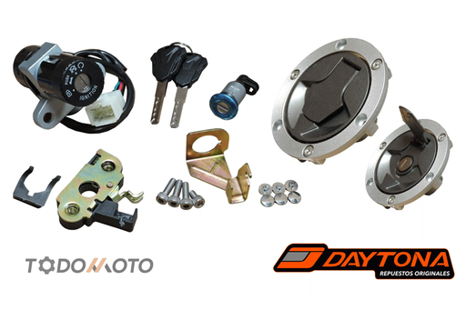 [CB250GP1-006] KIT SWITCH,TAPA,LLAVES GP1 250/TUNDRA VELOCE 250CC