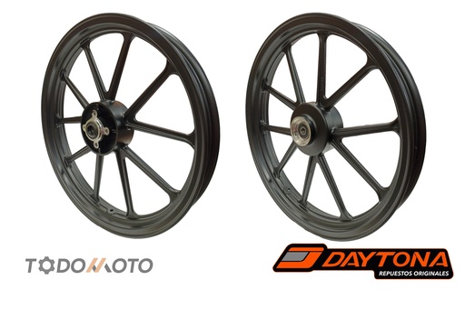 [CB250GP1-010] ARO DEL. MAGNECIO 1.85X17 DISCO 4H GP1 250/TUNDRA VELOCE 250CC 2017/2018 NEGRO