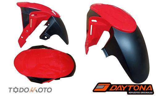 [CB250GP1-042R] GUARDAFANGO DEL. GP1 250/TUNDRA VELOCE 250CC ROJO