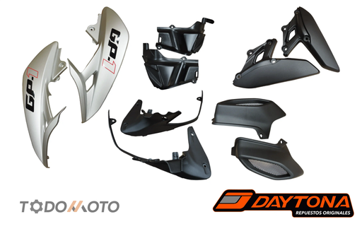 [CB250GP1-044B] PLACA TANQUE (I-D) GP1/THUNDER VELOCE 250 BLANCO