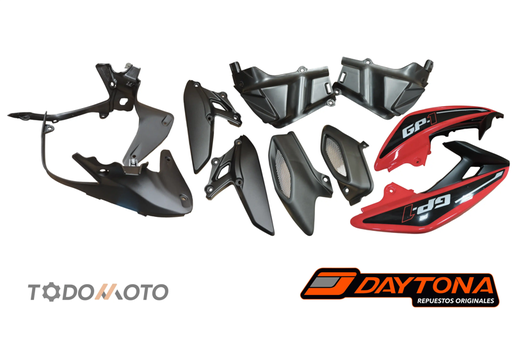 [CB250GP1-044R] PLACA TANQUE (I-D) GP1/THUNDER VELOCE 250 ROJO