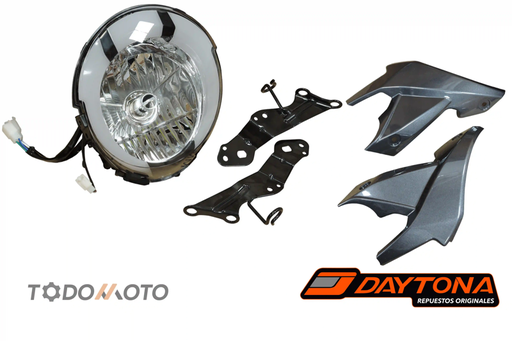 [CB250GP1-055G] FARO Y MASCARILLA GP1 250/TUNDRA VELOCE 250CC GRIS